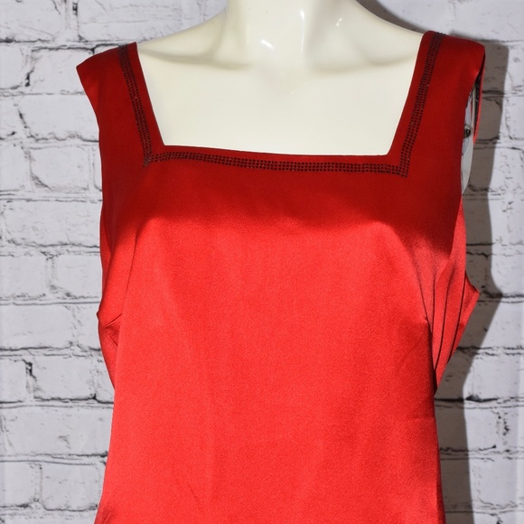 3pc Lourdes Chavez Haute Couture Red Silk Skirt Designer Suit Size S/M NEW!!! - Picture 4 of 15